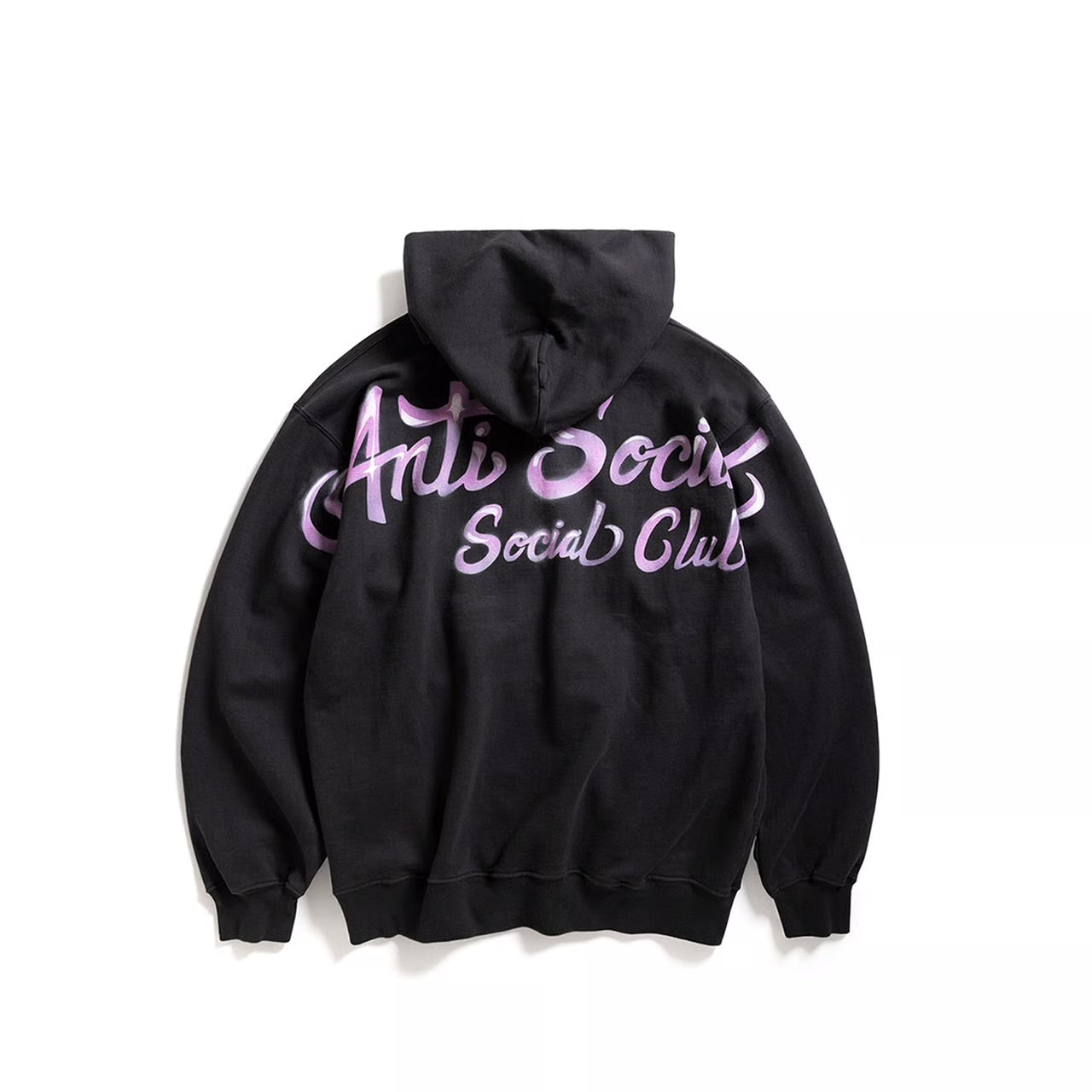 ASSC Airbrushed Hoodie in Black