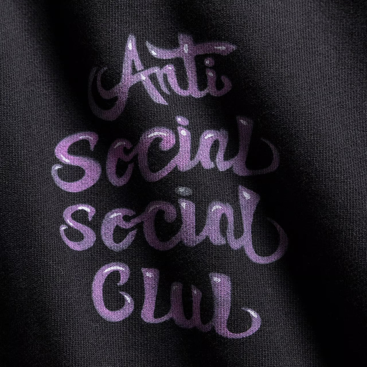 ASSC Airbrushed Hoodie in Black