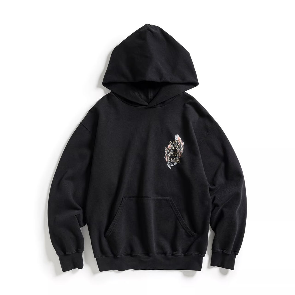 ASSC Studded Mind Games Hoodie in Black
