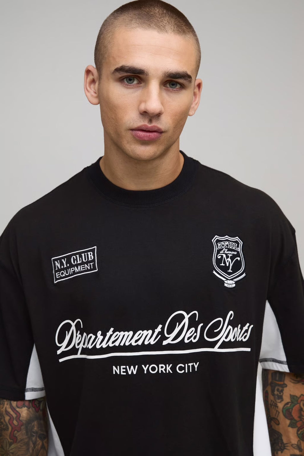 Oversized Sports Department Varsity T-Shirt